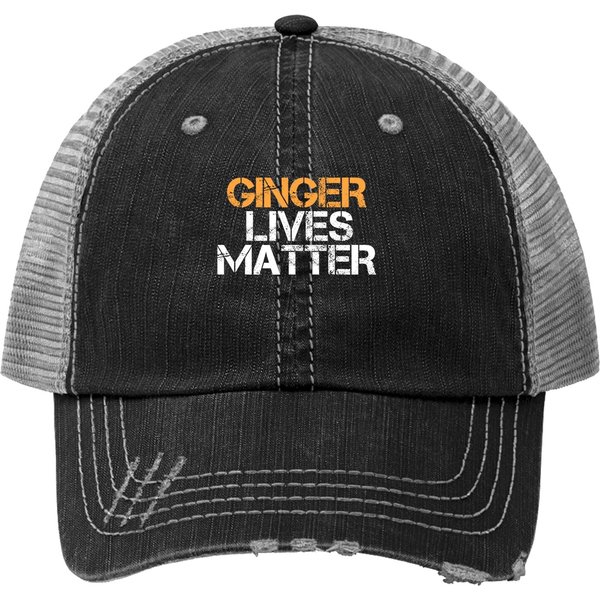 Ginger Lives Matter Red Head Trucker Hat-image