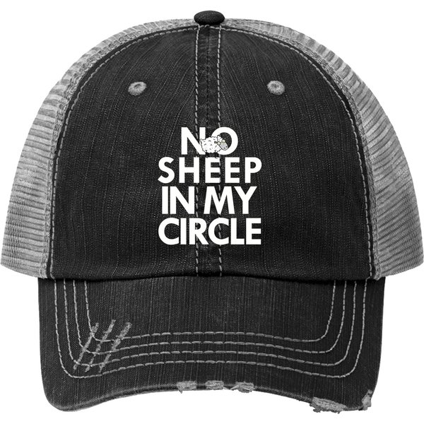 No Sheep In My Circle Trucker Hat-image
