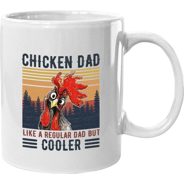 Chicken Dad Like A Regular Dad Farmer Poultry Father Day Mug Coffee Mug