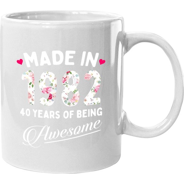 40Th Birthday Made 1982 Coffee Mug-image