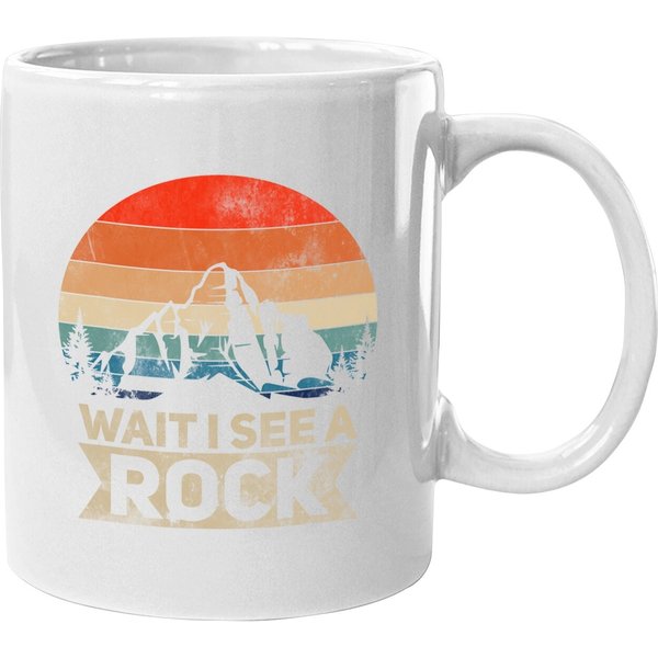 Wait I See A Rock Geologist Idea Coffee Mug-image