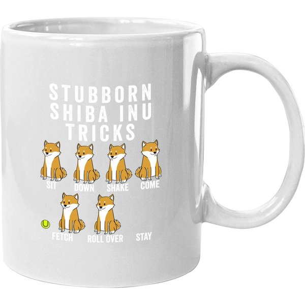 Stubborn Shiba Inu Tricks Coffee Mug-image