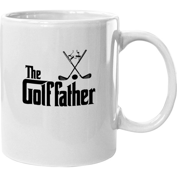 The Golffather Golf Father Funny Golfing Fathers Day Coffee Mug
