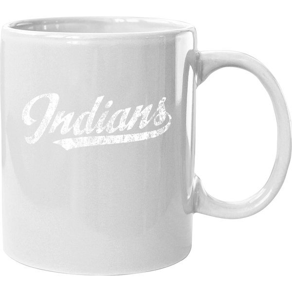 Indians Mascot Coffee Mug Vintage Sports Name Mug Design-image