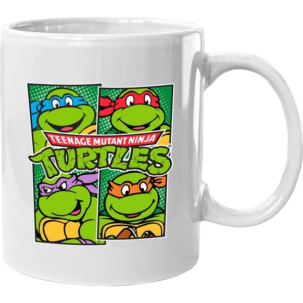 Teenage Mutant Ninja Turtles Paneled Characters Coffee Mug