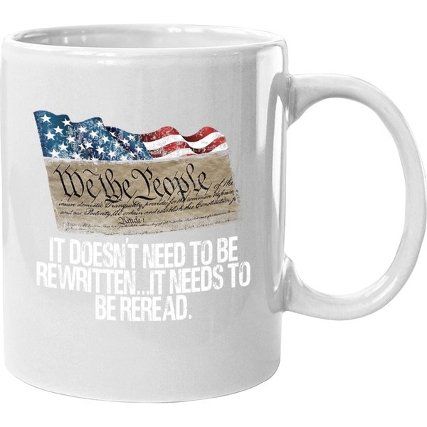 It Doesn't Need To Be Rewritten It Needs To Be Reread Coffee Mug-image