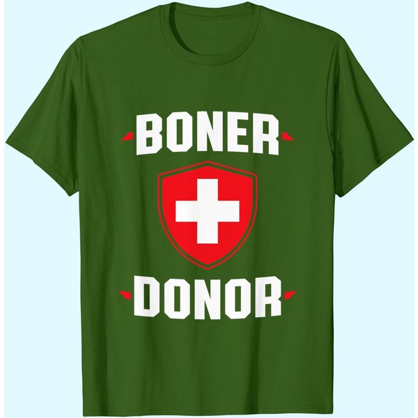 Boner Donor Shirt Easy Funny Halloween Lazy Costume T-Shirt-image