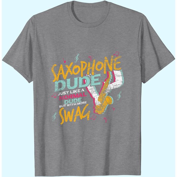 Saxophonist Sax Player Jazz T Shirt-image