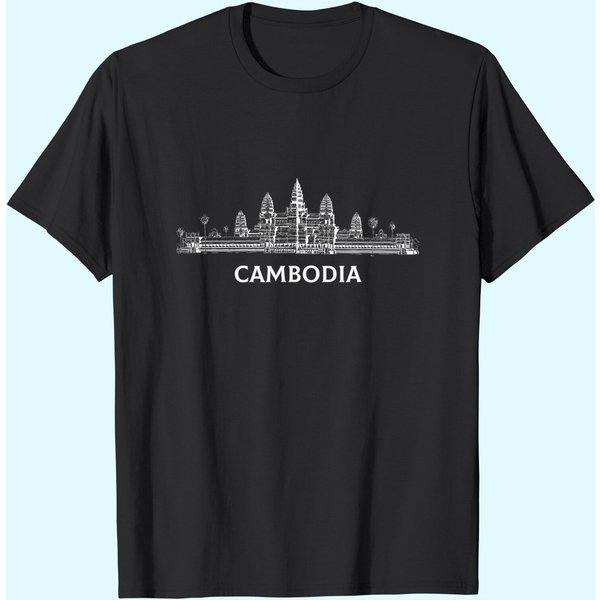 Angkor Wat Cambodian T Shirt-image