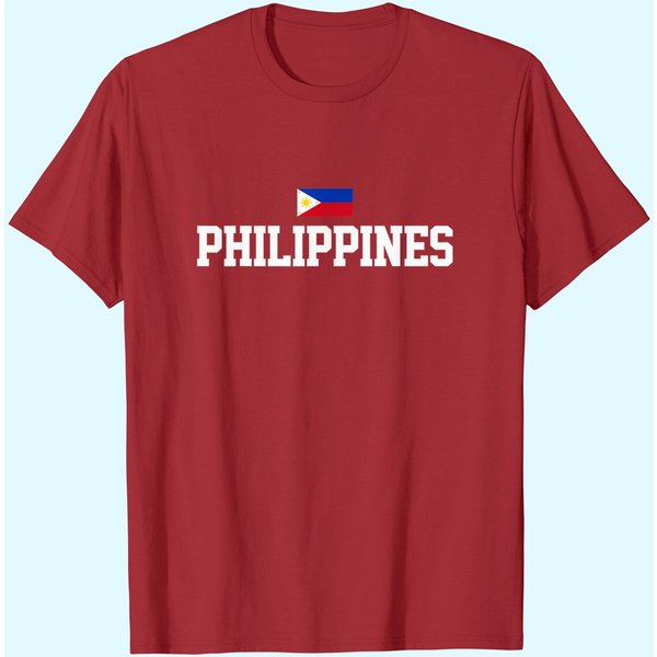 Philippines Jersey Sports Flag T Shirt-image