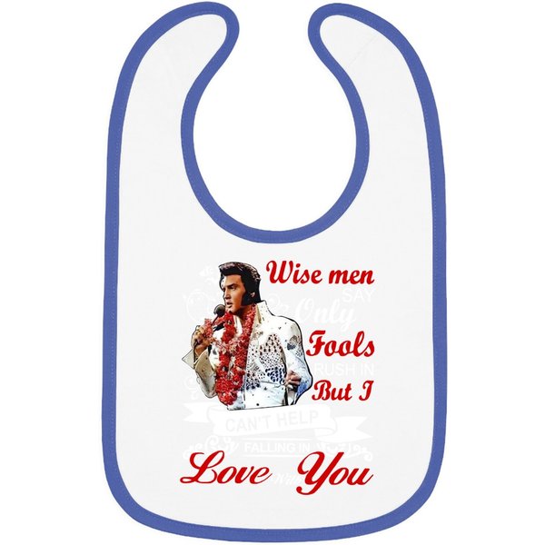 Elvis Presley Falling In Love With You Baby Bib-image
