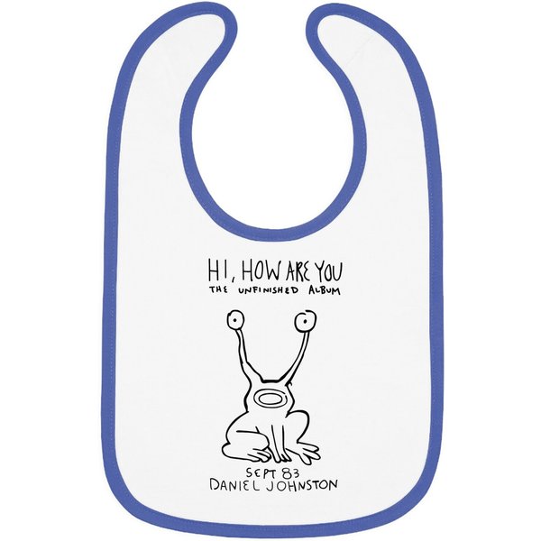 Daniel Johnston Unfinished Album Sept 83 Vintage Baby Bib