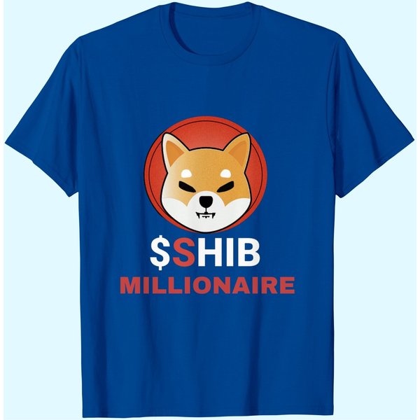 Shib Millionaire Shiba Inu Token Crypto, Coin Hodler T-Shirt-image