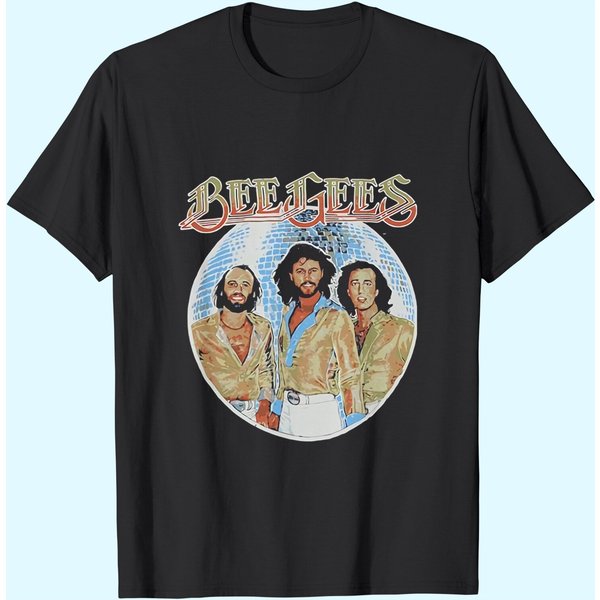 Bee Gees Classic Rock Band Logo T Shirt-image