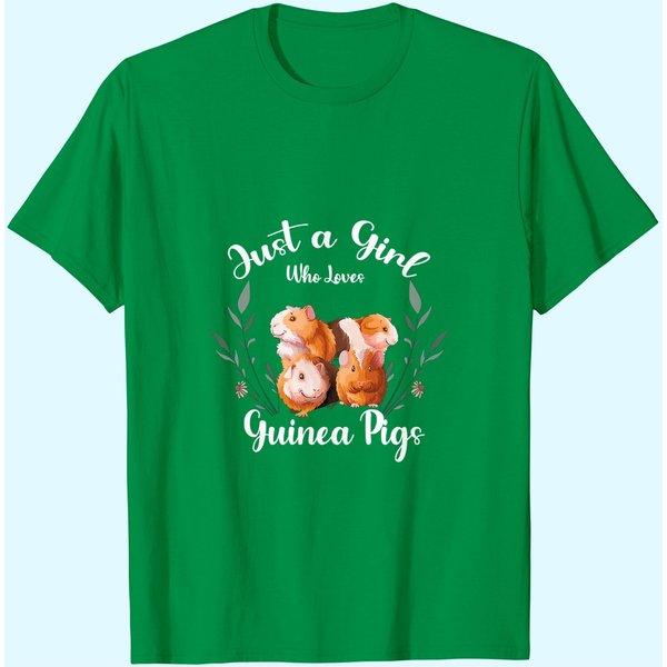 Guinea Pig Just A Girl Who Loves Guinea Pigs T-Shirt-image
