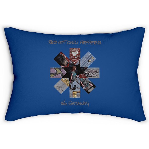 Red Hot Chili Peppers Getaway Album Asterisk Slim Fit Lumbar Pillow Black-image