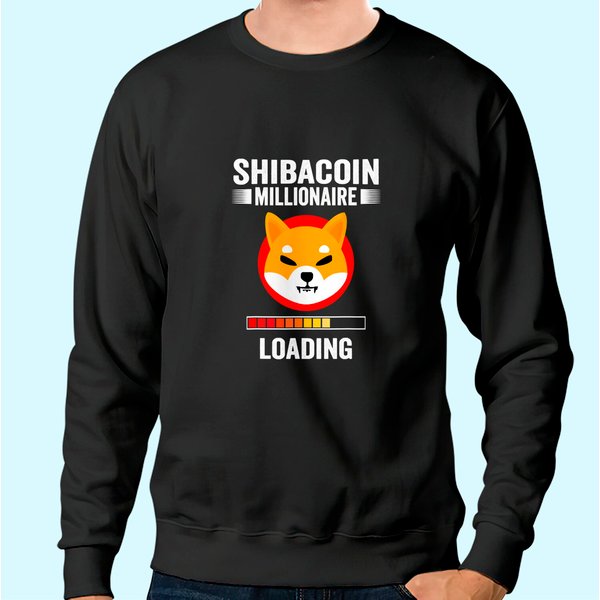 Shiba Coin The Millionaire Loading Token Coin Inu Sweatshirt-image