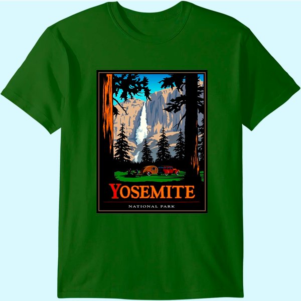 Yosemite Shirt Vintage National Park T-Shirt-image