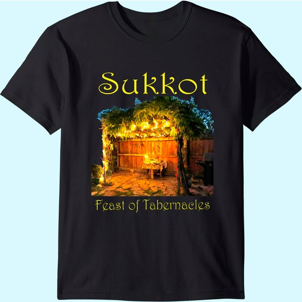 Chag Sukkot Thanksgiving Feast Of Tabernacles Sukkah T Shirt-image