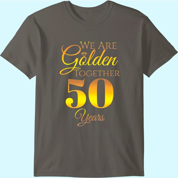 We Are Together - 50 Years - 50Th Anniversary Wedding Gift T-Shirt-image