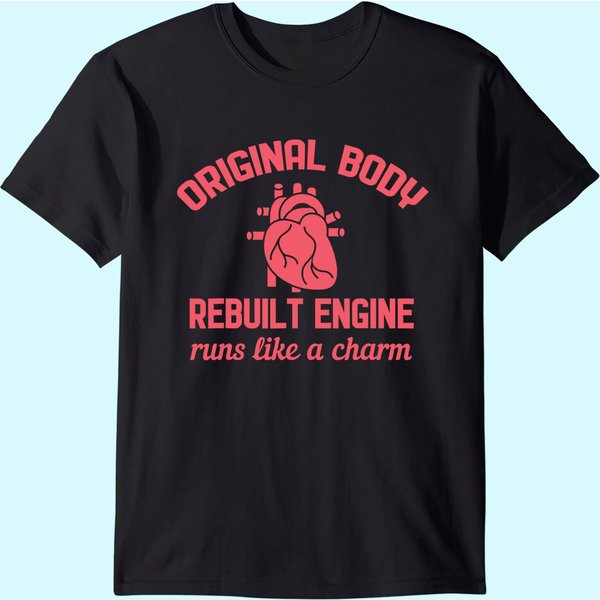 Funny Open Heart Bypass Surgery Recovery Get Well Gift T-Shirt-image