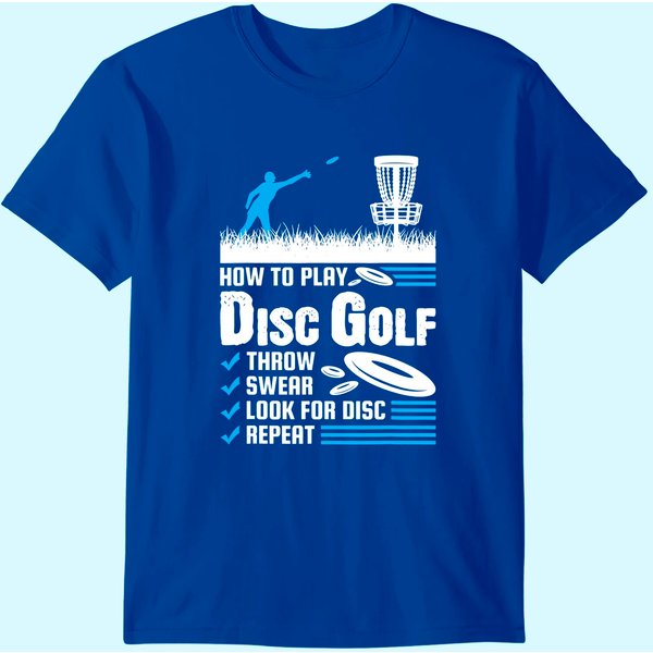 Funny How To Play Disc Golf T-Shirt-image