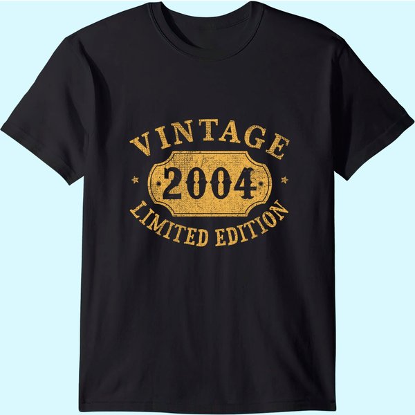 2004 17 Years Old 17Th Birthday, Anniversary Gift Limited T-Shirt-image