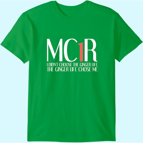 Mc1R The Ginger Life Chose Me Funny Redhead T-Shirt-image