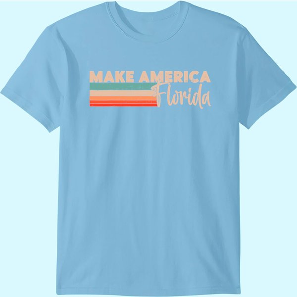 Make Florida Desantis Gifts Vintage Florida Governor Fl T-Shirt-image