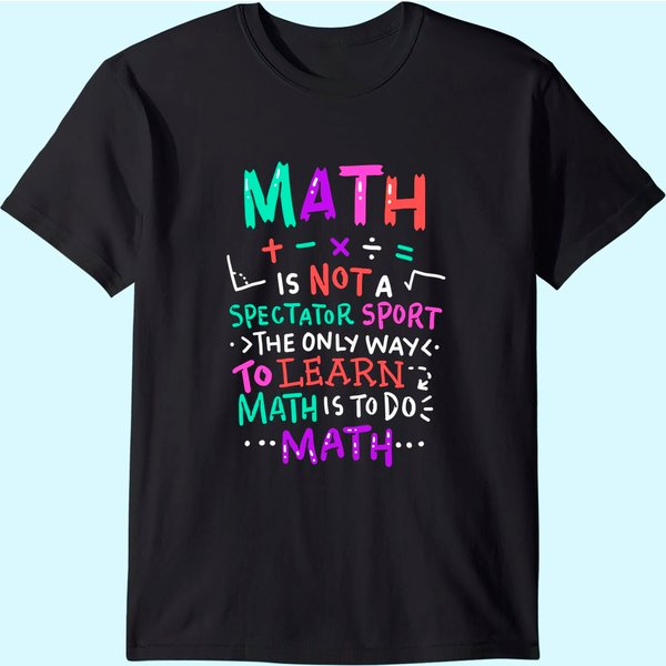 Math Teacher Mathematical Symbol T Shirt-image