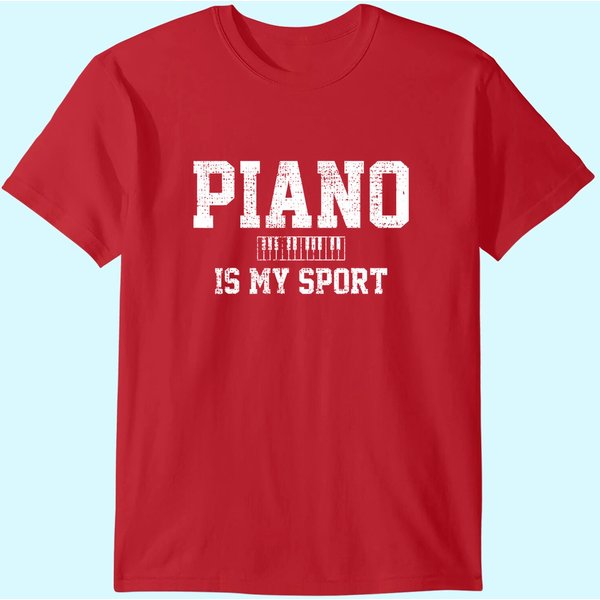 Piano Music Keyboard Musical Instrument T Shirt-image