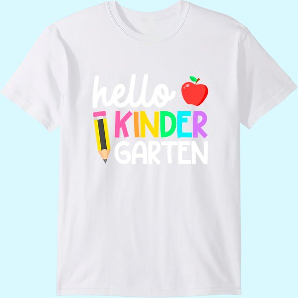 Hello Kindergarten Team T-Shirt-image