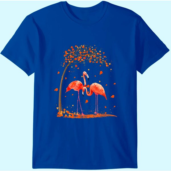 It's Fall Y'all Flamingo Thanksgiving Halloween T-Shirt-image