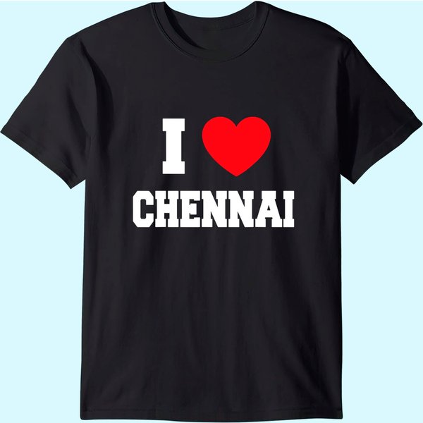 I Love Chennai T Shirt-image