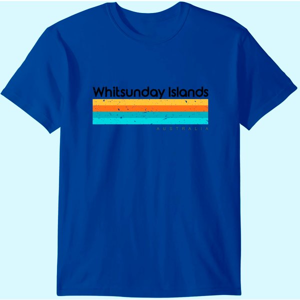 Vintage Whitsunday Islands Australia T-Shirt-image