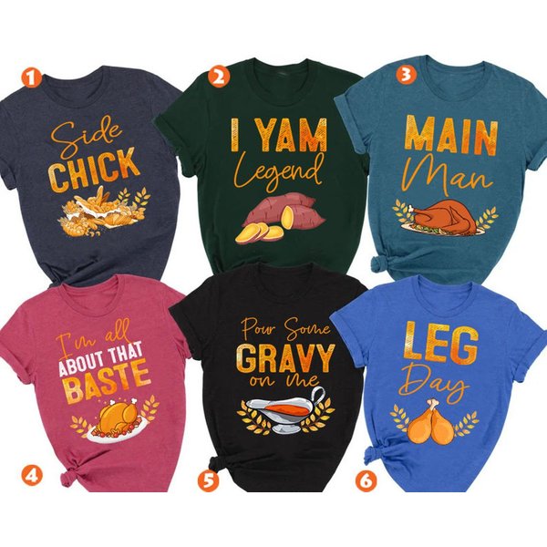 Thanksgiving Dinner Matching Family T Shirt-image