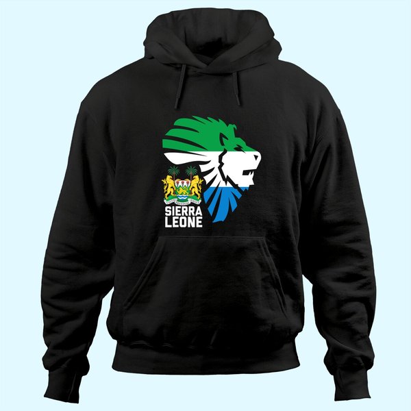 Sierra Leone Seal Lion Africa Diaspora Gift Hoodie