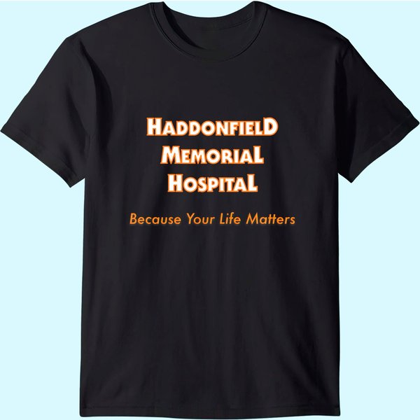 Haddonfield Memorial Hospital Halloween Inspired T Shirt-image