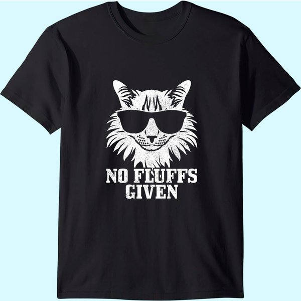 Maine Coon No Fluffs Given Cat Mom Dad T Shirt-image