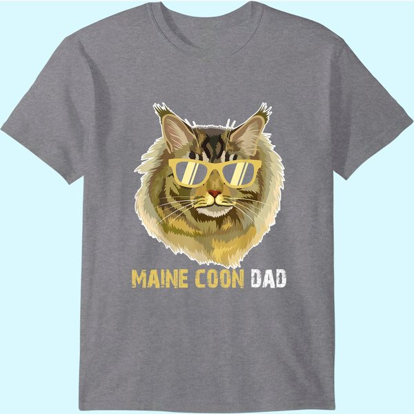Maine Coon Dad T Shirt-image