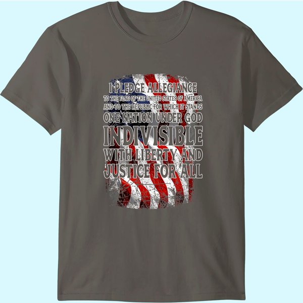 Pledge Allegiance To The Flag Usa T-Shirt-image