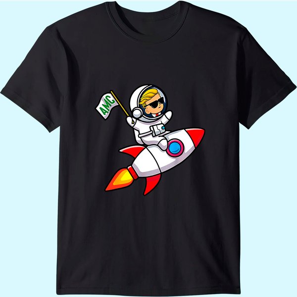 Thank You Amc Stonk To The Moon Wsb Stock Market Invest Amc T-Shirt-image