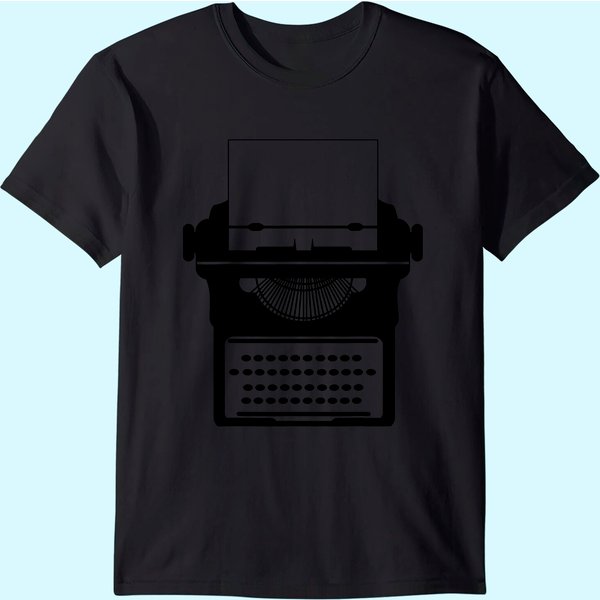 Typewriter T-Shirt Cool Funny T-Shirt-image