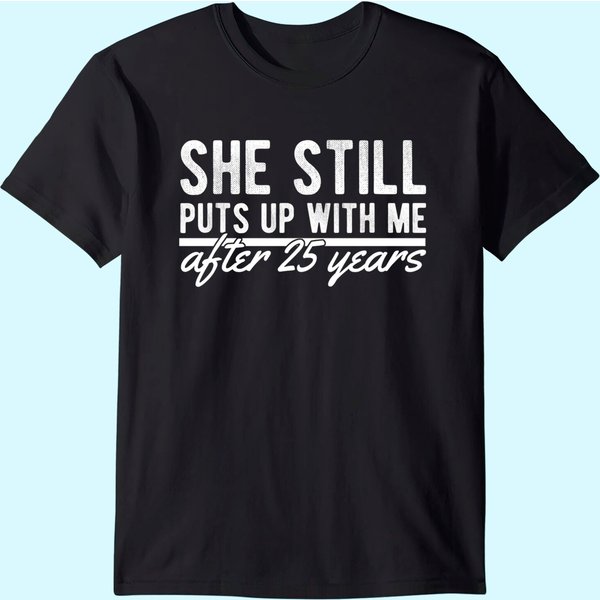 25Th Anniversary Gift T Shirt After 25 Years-image