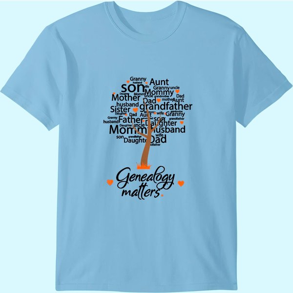 Genealogy Matters- Funny Genealogy T Shirt-image