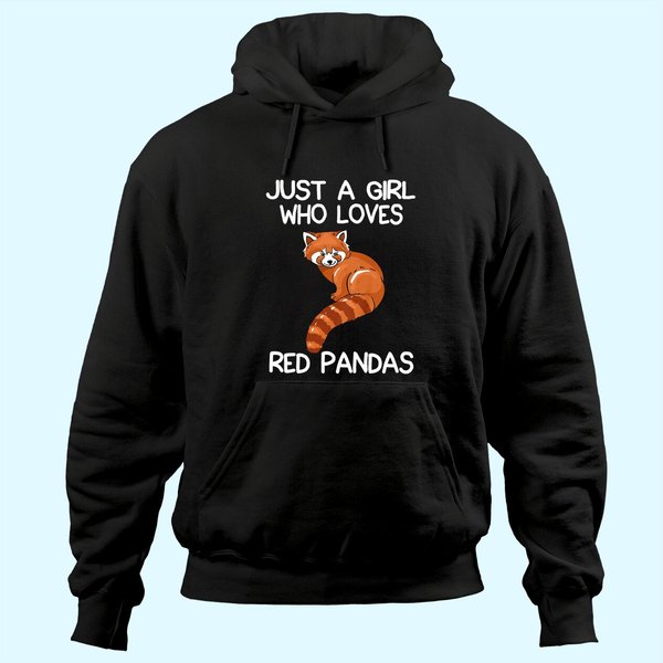 Just A Girl Who Loves Red Pandas Hoodie-image
