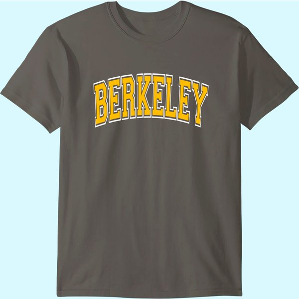 Berkeley California Ca Varsity Style Amber T Shirt-image