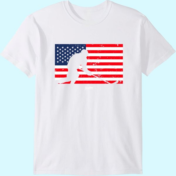 American Hockey T Shirt-image