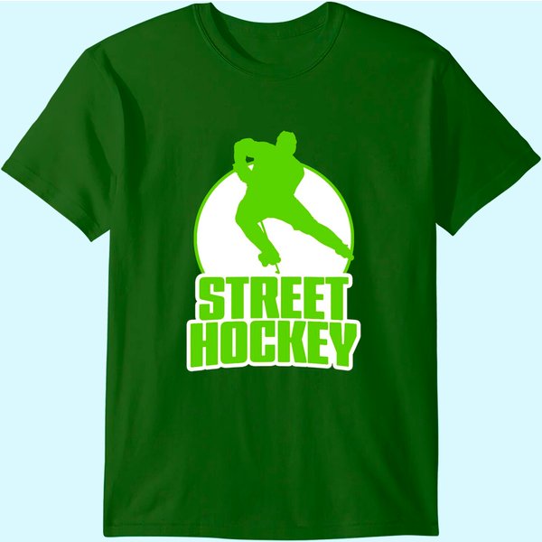 Street Hockey Player T Shirt-image