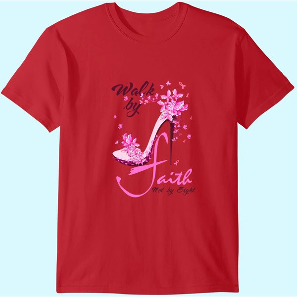 Walk By Faith Not By Sight 2 Corinthians 5:7 Bible Verse T Shirt-image
